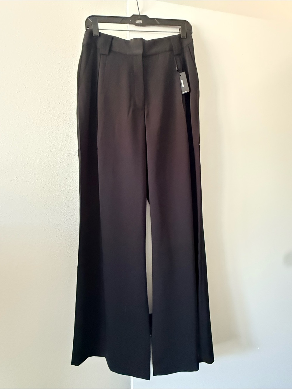 Express Black Wide-Leg Trousers